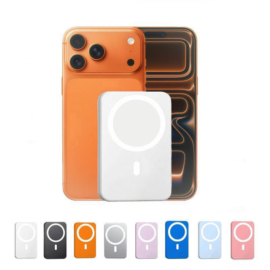 5000mAh Magnetic Power Bank with MagSafe Wireless Fast Charging for iPhone 12–17 Pro/Pro Max, Compact and Portable Battery Pack