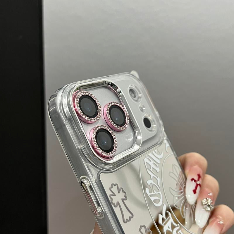 2026 New Iphone 17 Pro Max Mirror-Finish Phone Case Soft TPU Frame with Hard-Shell Back Cover Luxury Premium Drop Protection & Touch-Up Design Compatible with Iphone 17/16/15/14 Pro Max Air Best-Selling Iphone 16 plus Models