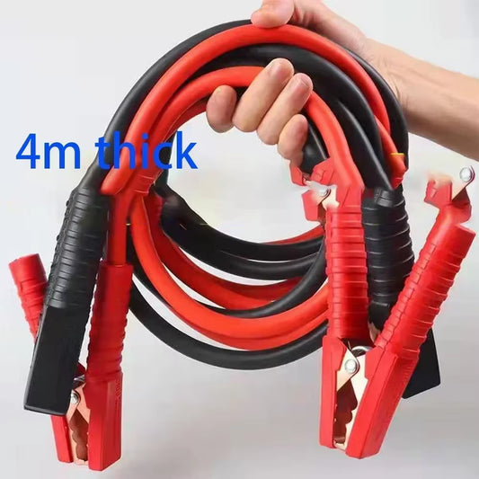 4M 2000A Heavy Duty Car Battery Jump Starter Cable | for Car/Suv/Truck | Emergency Ignition | Quick Start Power Booster Cable