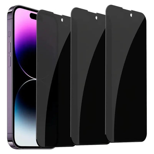 Anti-Spy Privacy Tempered Glass Screen Protector for iPhone 11/12/13/14/15/16/17 Pro/Pro Max/Plus