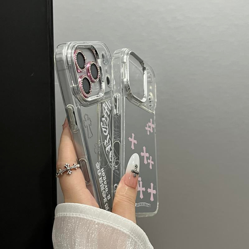 2026 New Iphone 17 Pro Max Mirror-Finish Phone Case Soft TPU Frame with Hard-Shell Back Cover Luxury Premium Drop Protection & Touch-Up Design Compatible with Iphone 17/16/15/14 Pro Max Air Best-Selling Iphone 16 plus Models