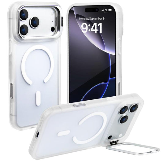 Iphone 17 16 15 Pro Max plus Magnetic Phone Case with Magsafe Camera Ring Holder Military Grade Protection Shockproof Non Yellowing Wireless Charging Cover