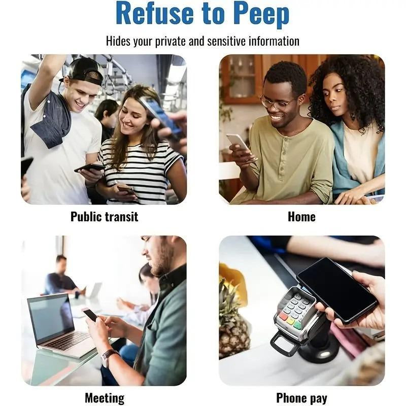 Anti-Spy Privacy Tempered Glass Screen Protector for iPhone 11/12/13/14/15/16/17 Pro/Pro Max/Plus